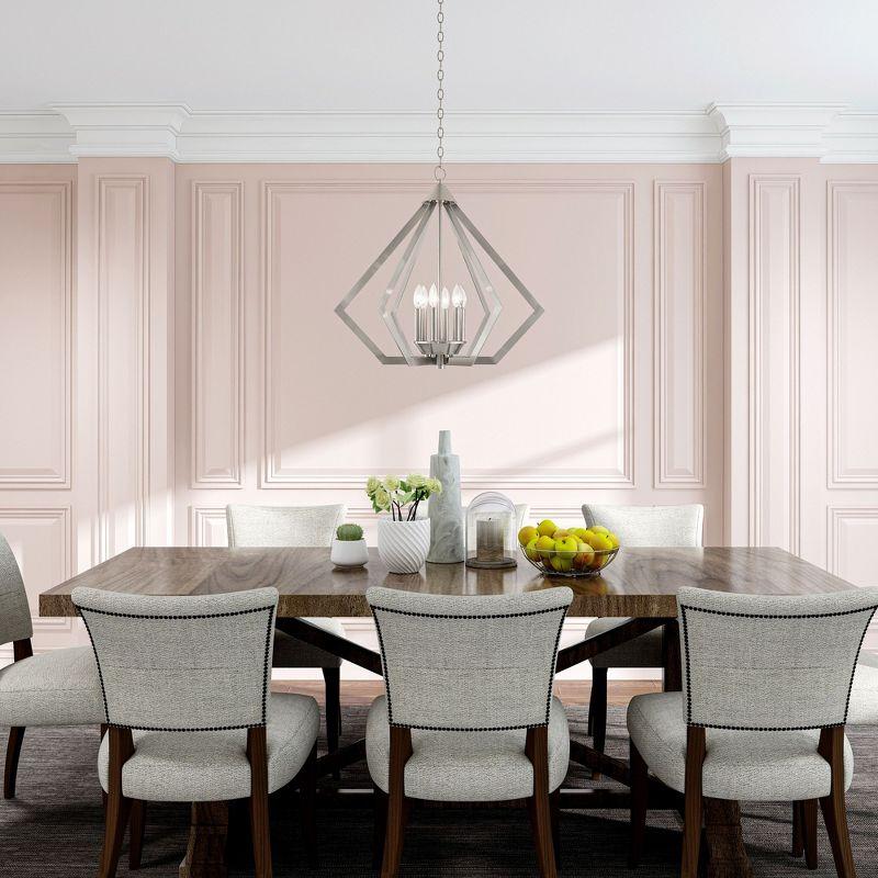 Livex Lighting Prism 6 - Light Chandelier in  Brushed Nickel