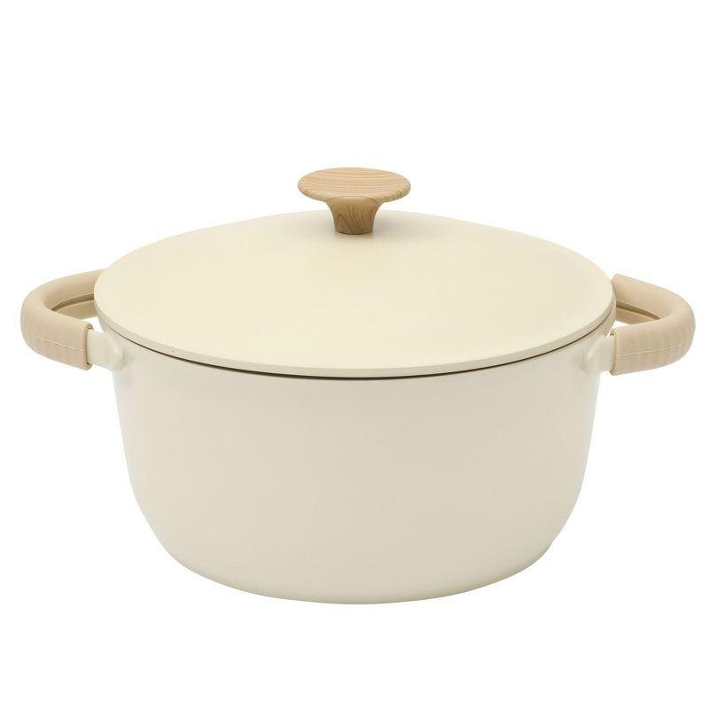 Gibson Elite Folkstone 13 Piece Pots and Pans Durable Cast Aluminum PFA Free Non stick Ceramic Cookware Set