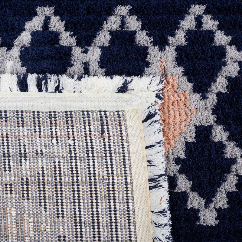 Marrakesh MRK610 Power Loomed Area Rug - Navy/Multi - 5'3"x7'6" - Safavieh.