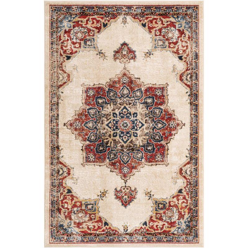 Unique Loom 5' 0 x 8' 0 Utopia Helios Cream Area Rug