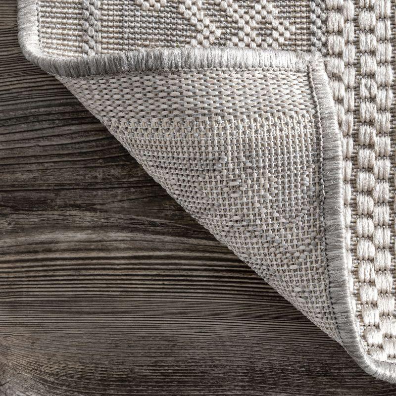 Foundry Select Altus Gray Indoor/Outdoor Area Rug