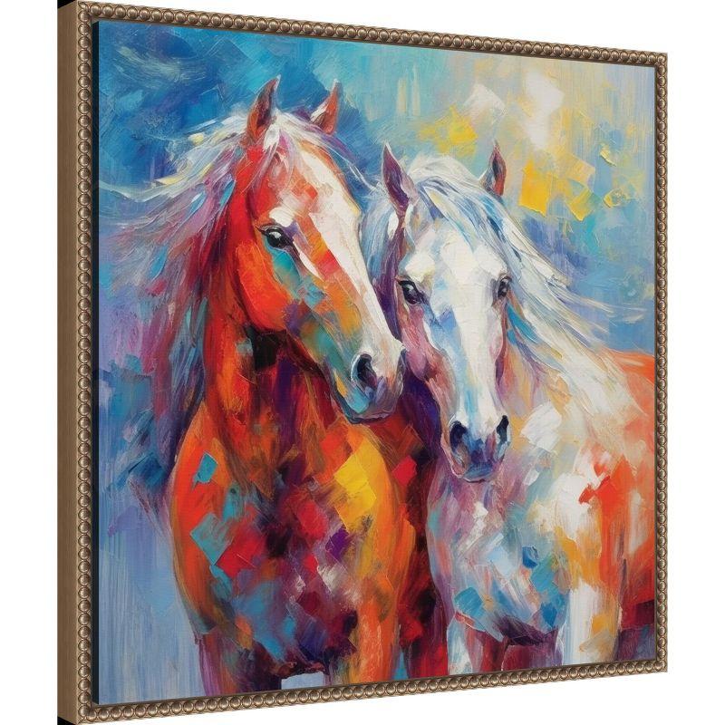 Amanti Art Lucky Couple I by Irena Orlov Framed Canvas Wall Art