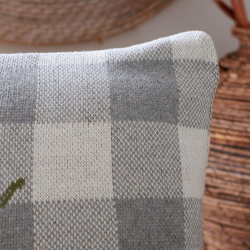 Safavieh Plaid Cotton Throw Pillow