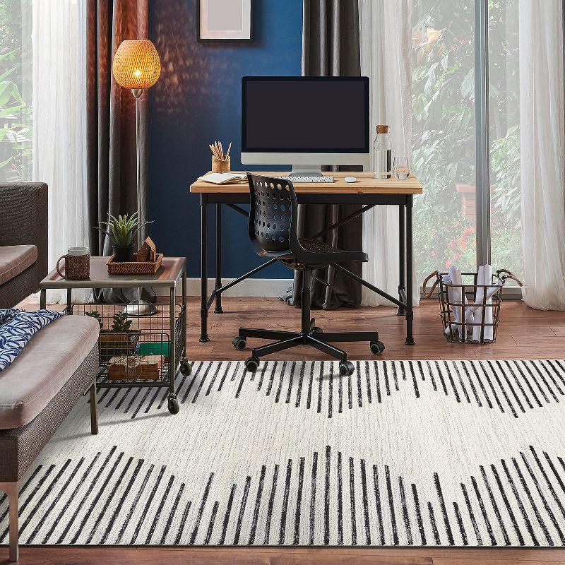 World Rug Gallery Bohemian Stripe Area Rug