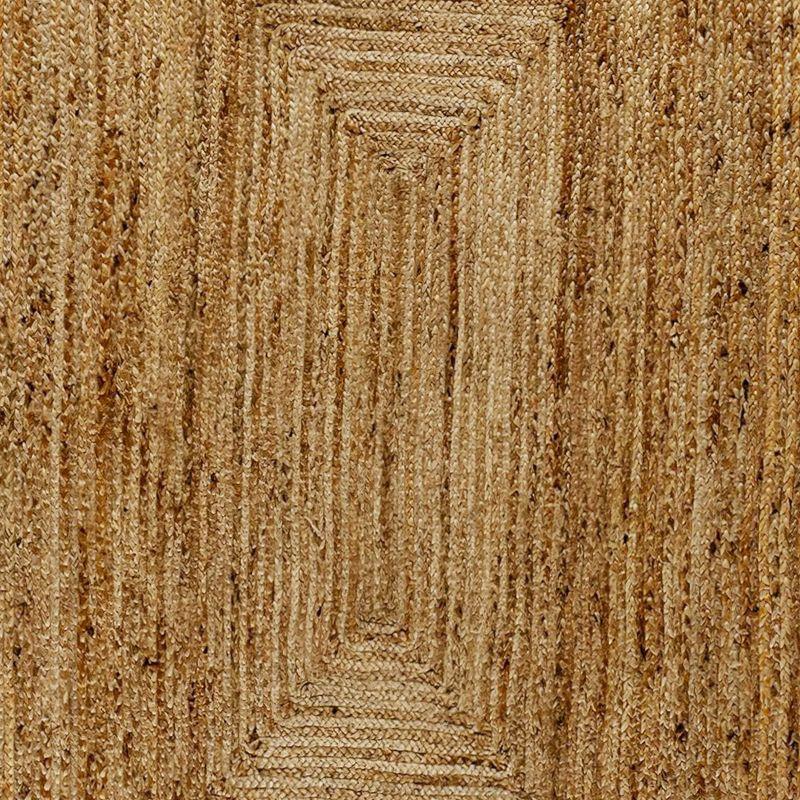 Flash Furniture Natural Fiber Jute Area Rug - Braided Indoor Jute Rug - Natural Area Rugs