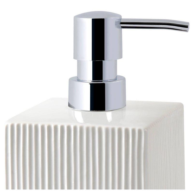 Hotelier Lotion Pump Gray/White - Allure Home Creations