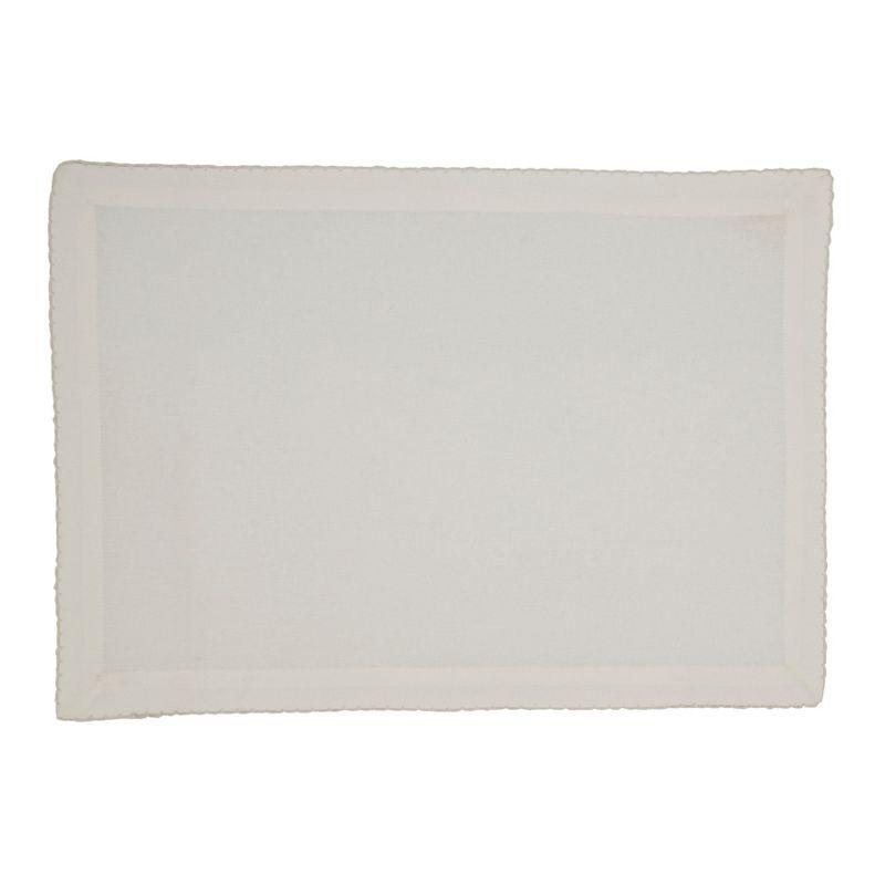 Recotting Cotton No Pattern Rectangle Placemat (Set of 4)