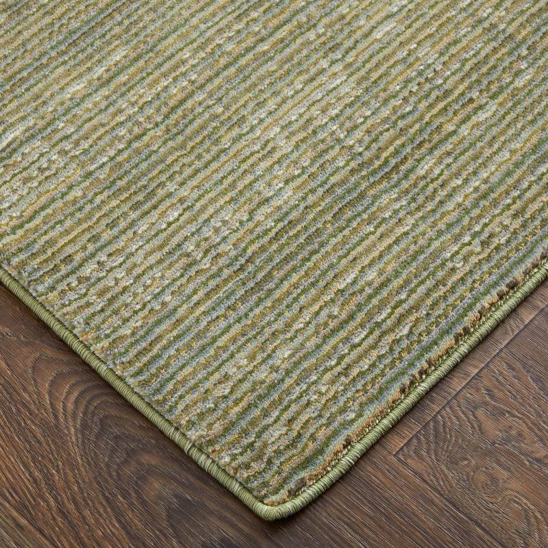 Esser Modern Solid, Green/Tan, Area Rug