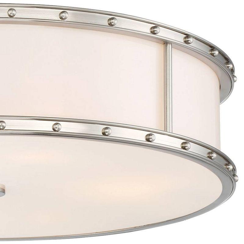 Minka Lavery Minka Lavery With Etched Opal Led Flush Mount Light