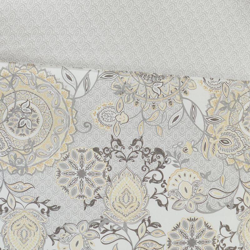 Isla 3 Piece Reversible Cotton Floral Duvet Set