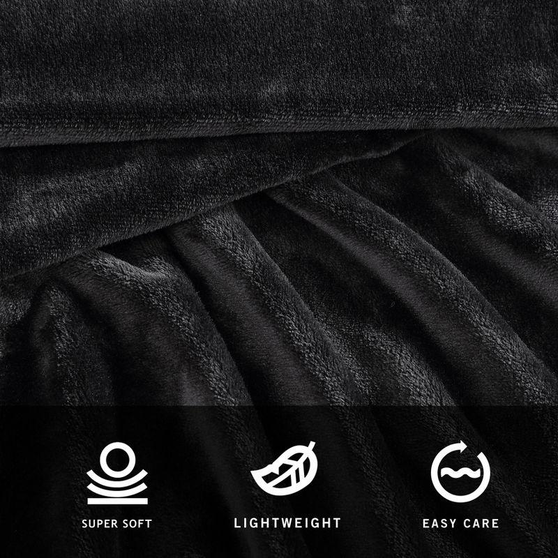 Kenneth Cole Kenneth Cole Reaction Solid Ultra Soft Plush Fleece Blanket