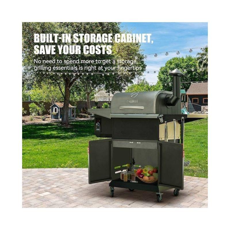 Z GRILLS Upgraded Wood Pellet Grill with PID Controller, 8-in-1, 572 sq in Cooking Area