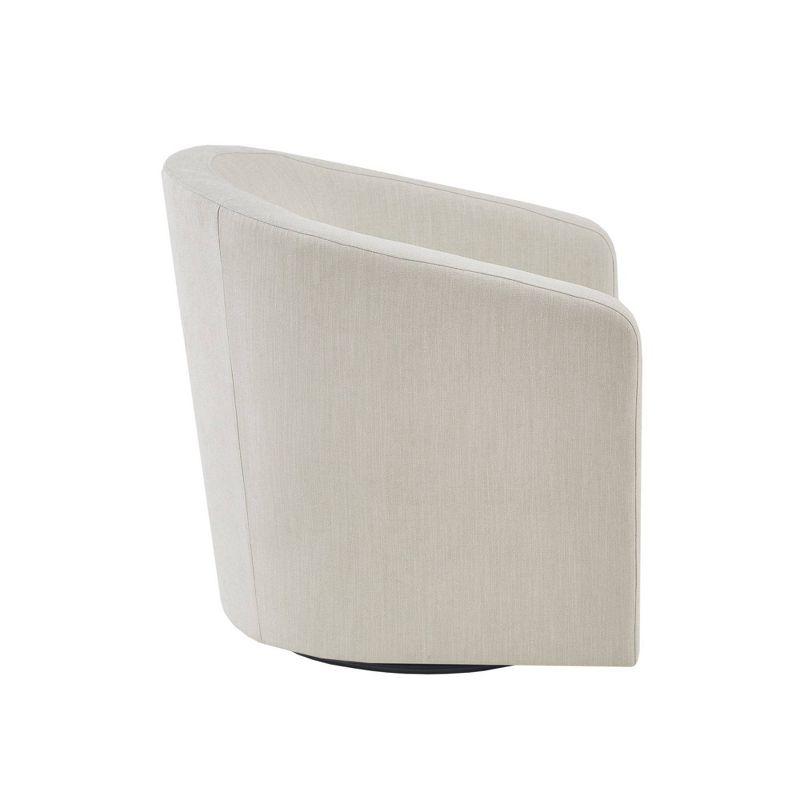 Martha Stewart Amber Modern Velvet Swivel Chair