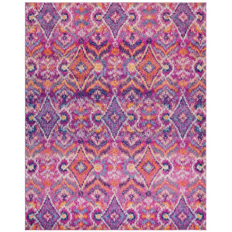 Madison MAD610 Power Loomed Indoor Area Rug - Fuchsia/Multi - 10'x14' - Safavieh.
