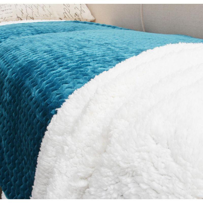 Catalonia Fleece Throws Blanket, Super Soft Comfy Fluffy Fuzzy Plush Blanket, 50x60 Inches