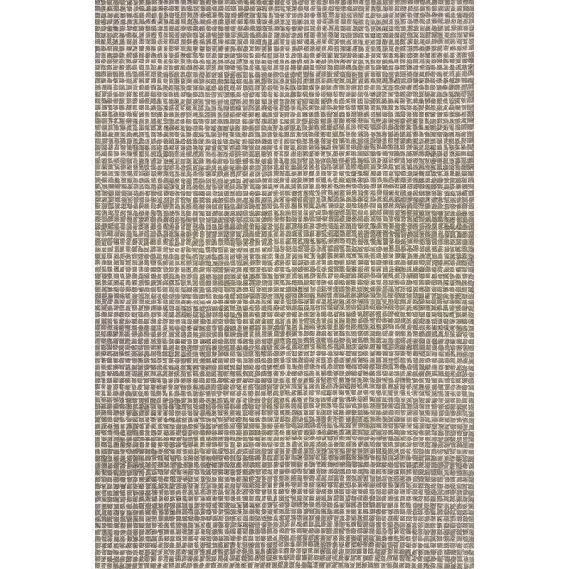 Katasha Checked Wool Area Rug