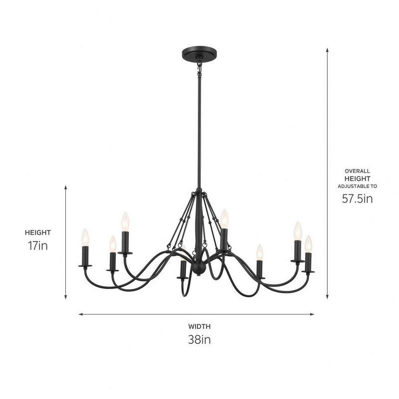 8 - Light Dimmable Classic / Traditional Chandelier