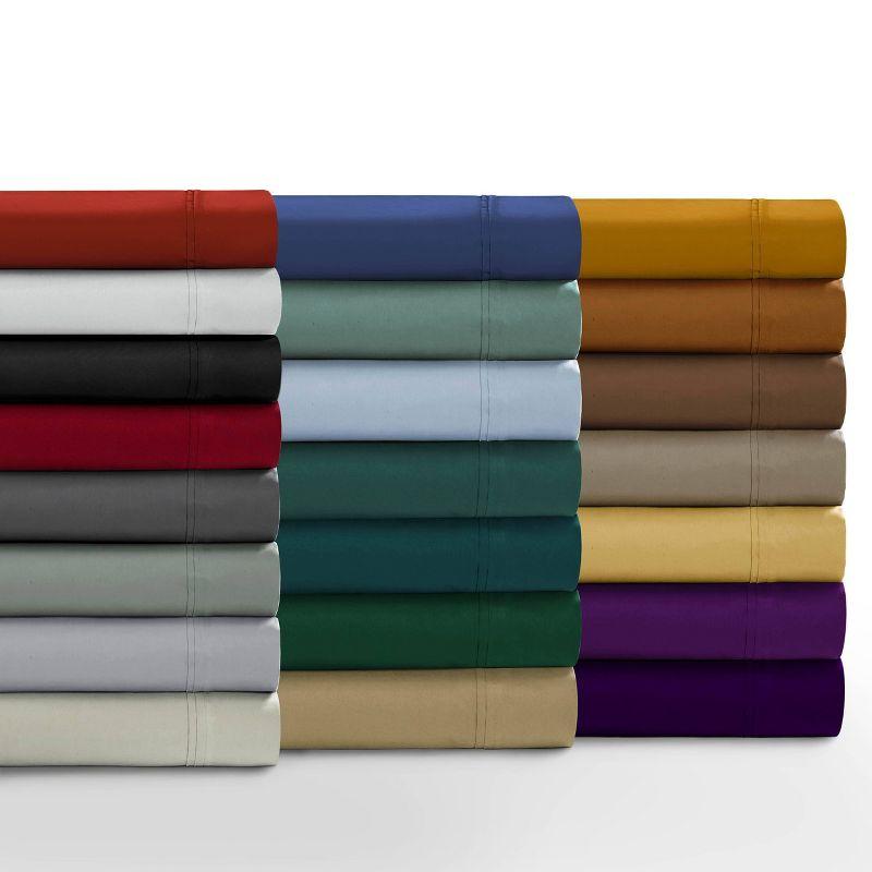 Tribeca Living Extra Deep Pocket Microfiber Solid Sheet Set