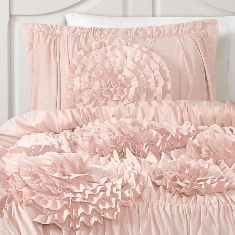 Lush Decor Serena Microfiber Traditional Comforter Set