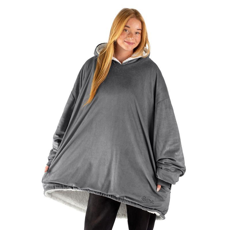 Wearable Hooded Sherpa Blanket