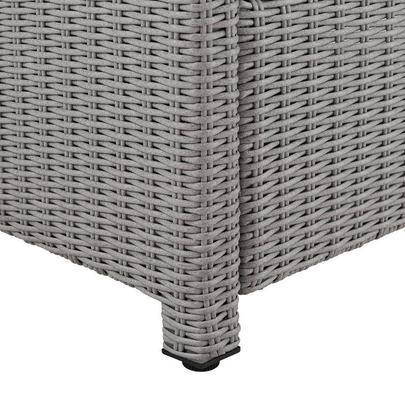 Bradenton Outdoor Wicker Ottoman - Crosley