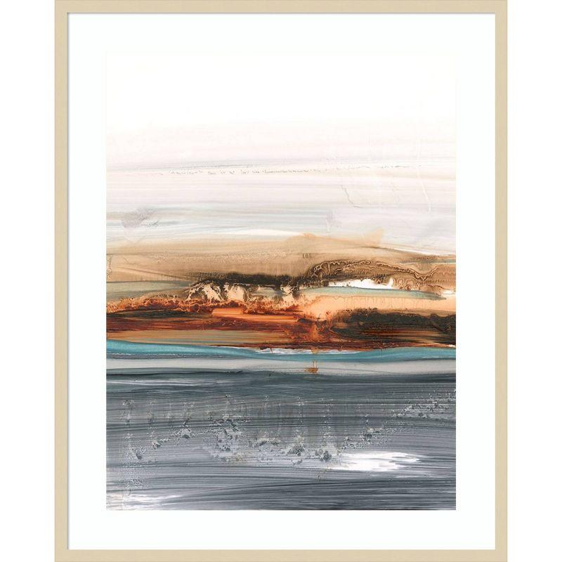 Amanti Art 33"x41" Sienna Dunes II by Ethan Harper Wood Framed Wall Art Print