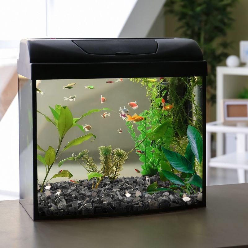 Pure Garden 10lbs Fire Pit Glass - 1/2-Inch Crushed Glass Rocks for Fireplaces, Landscape, Aquariums, or Vases