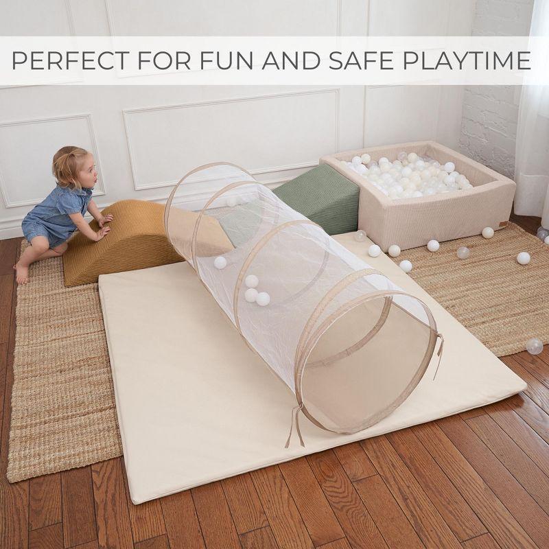 Fun Climbing Toy Set for Toddlers 1-3 - Includes Tunnel, Ball Pit & Climbing Blocks for Endless Indoor Fun - Safe Foam Play Gym for Babies/Kids