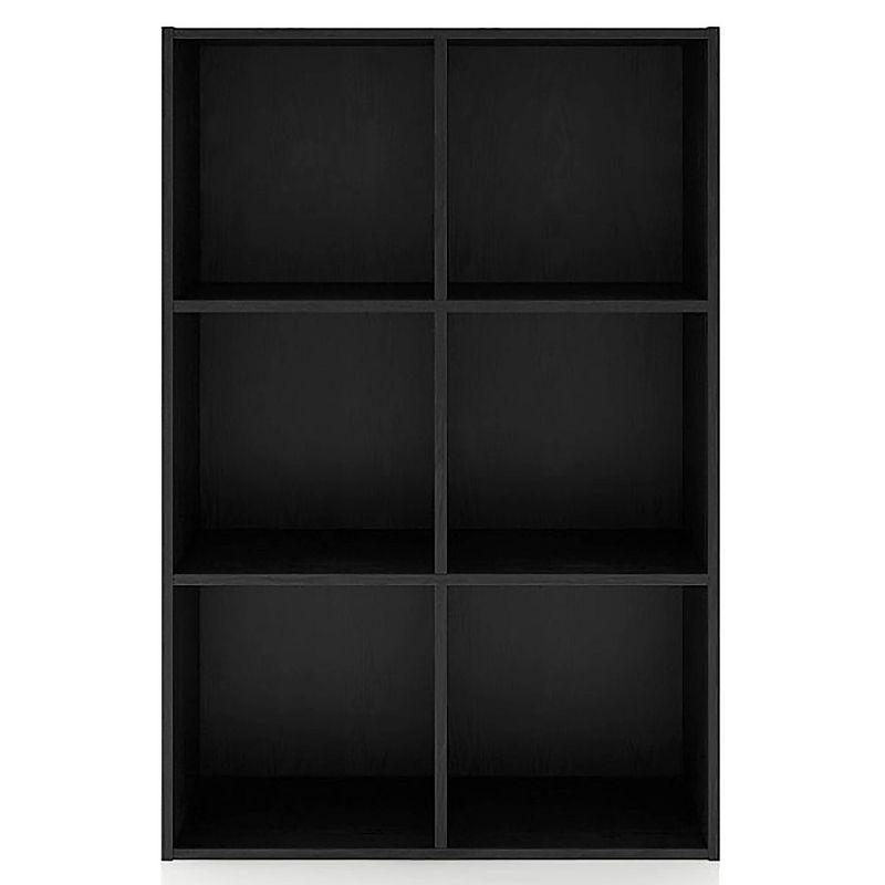 24/7 Shop At Home 35" Silkpath Modern 6 Cube Stackable and Modular Bookcase