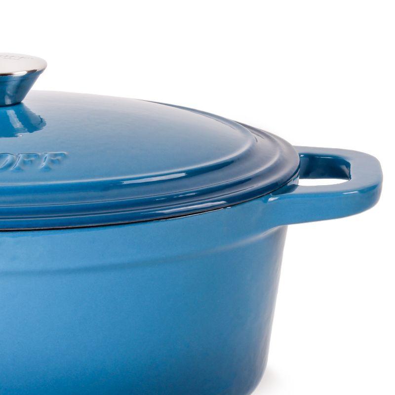 BergHOFF BergHOFF Neo 5Pc Cast Iron Set: 5Qt and 8Qt Covered Dutch Ovens and 10" Fry Pan