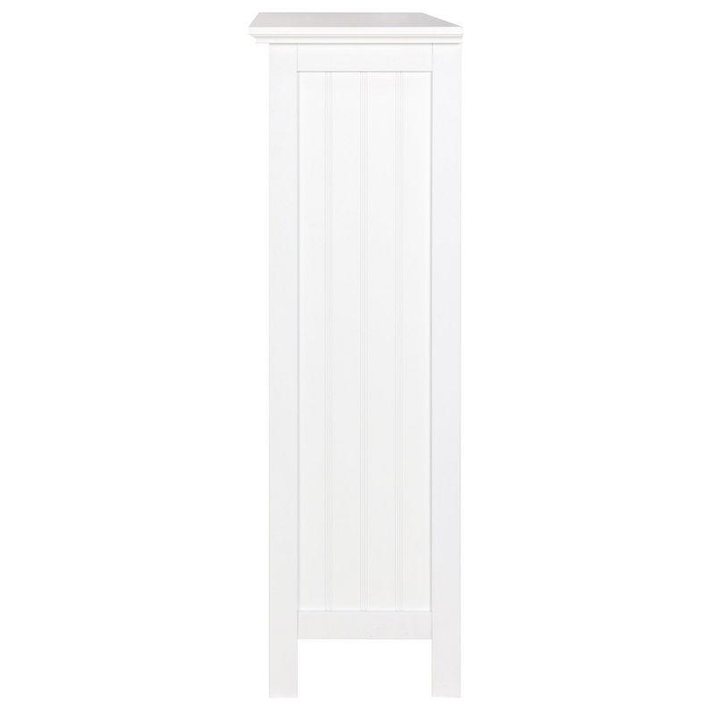 eHemco 3 Tier Storage Shelf Bookcase with 2 Arched Supports, 40 Inches Height, Black
