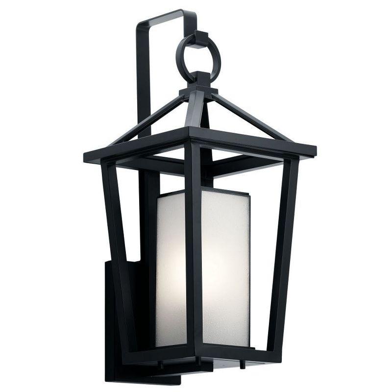 Pai 21.5" Black and White Lantern Wall Light