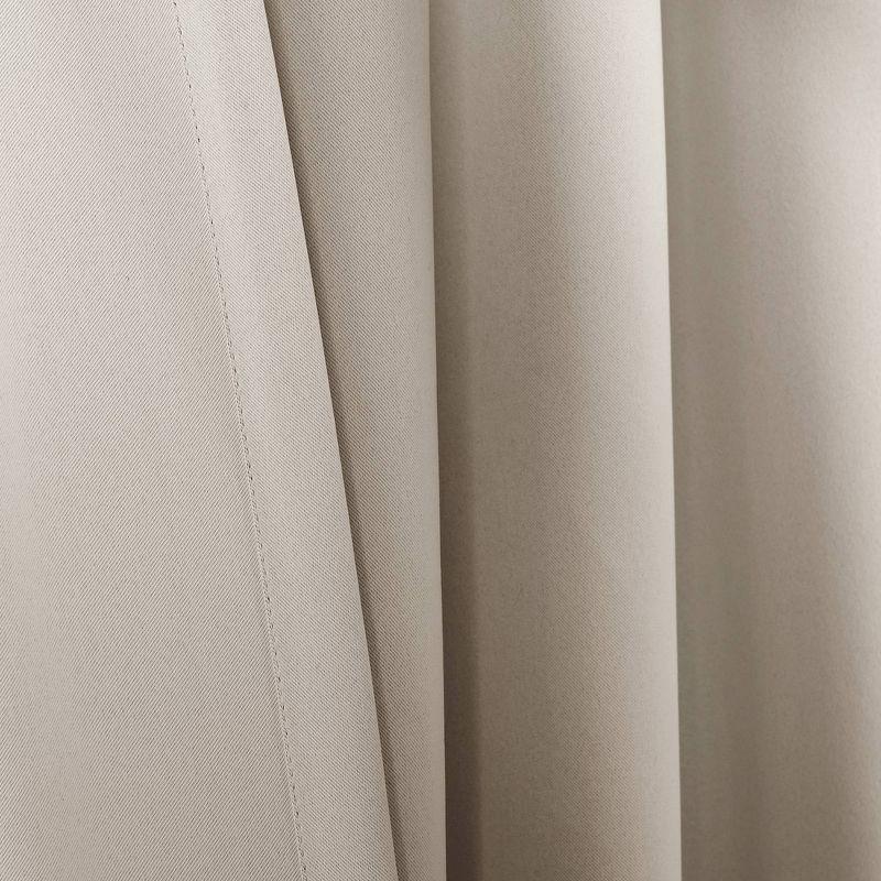 Lush Decor Insulated Back Tab Blackout Polyester Blackout Curtain Pair