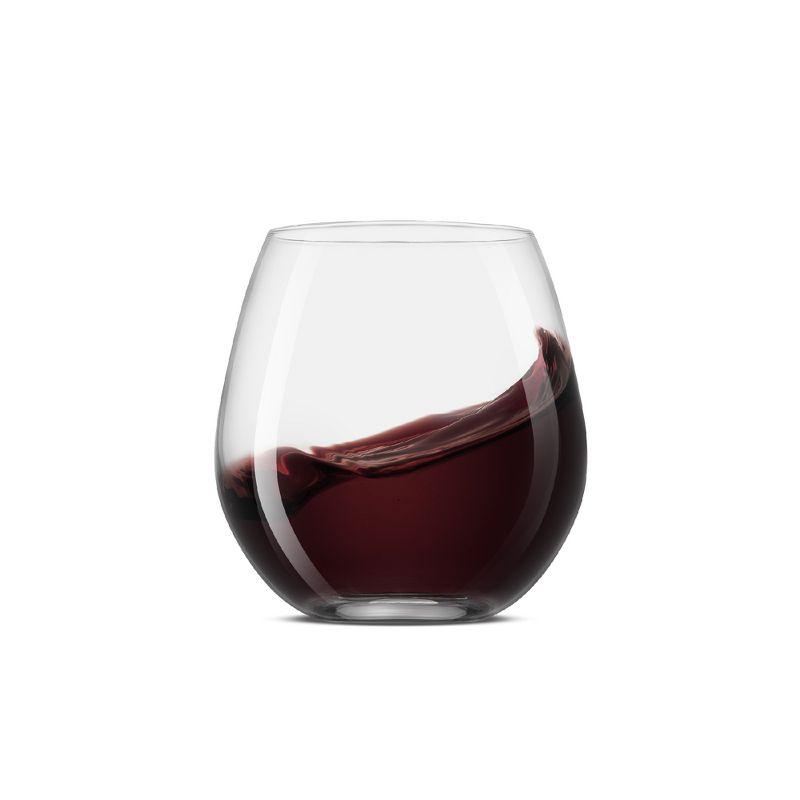 JoyJolt Spirits Stemless Wine Glasses, 15oz.