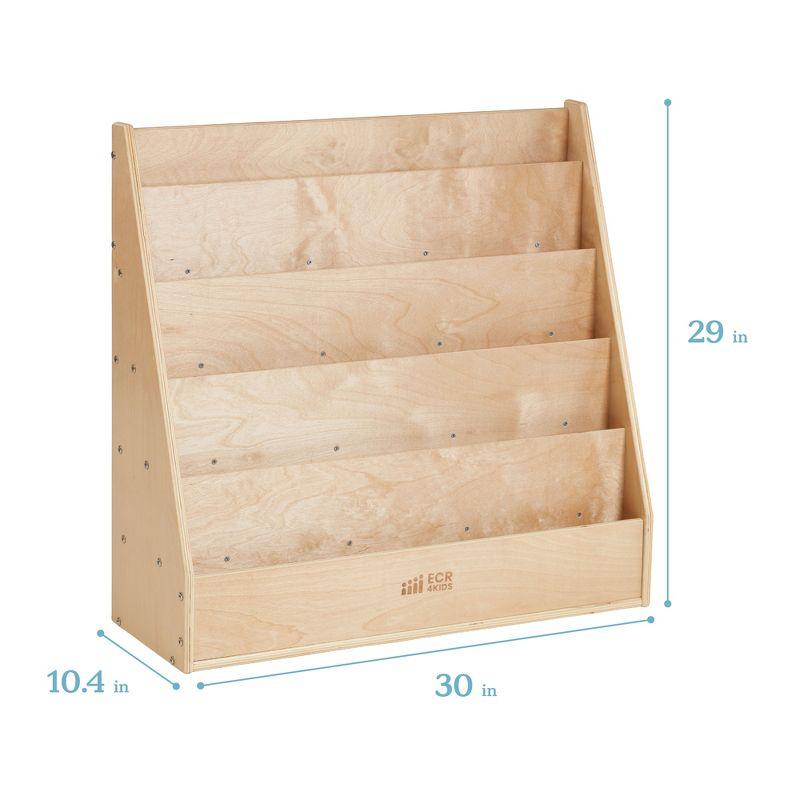 ECR4Kids ECR4Kids Streamline Single-Sided Book Display with Storage