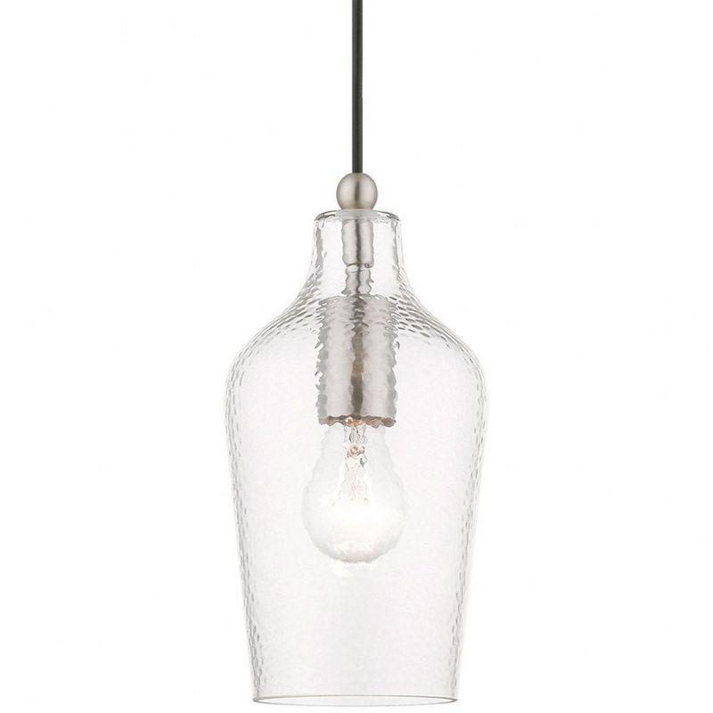 Livex Lighting Avery 1 - Light Pendant in  Brushed Nickel