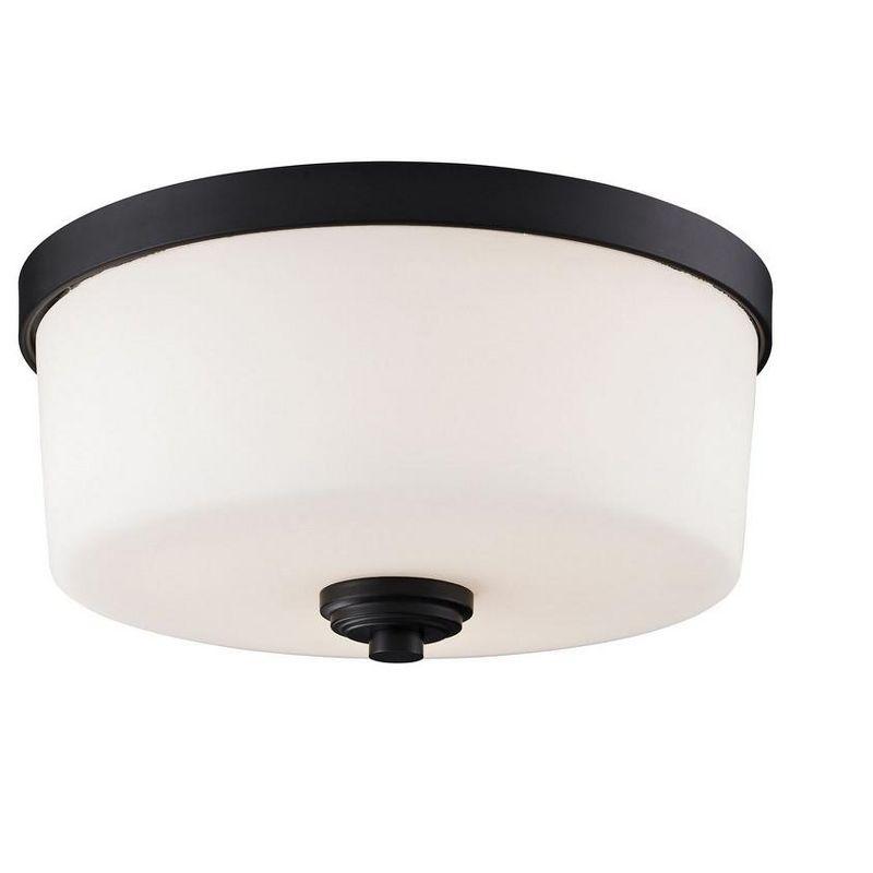 Z-Lite Arlington 3 - Light Flush Mount in  Bronze