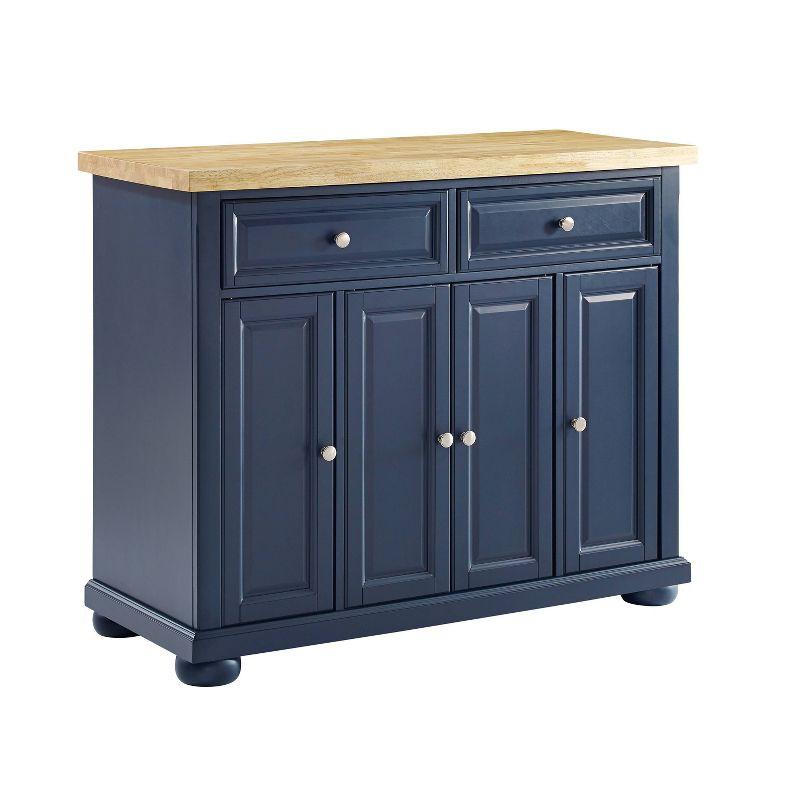 Madison Solid Wood Top Kitchen Island