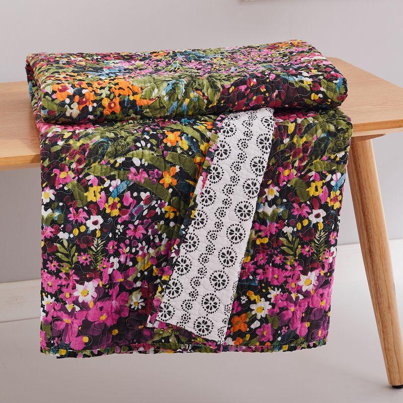 Basel Floral Quilted Throw - Levtex Home