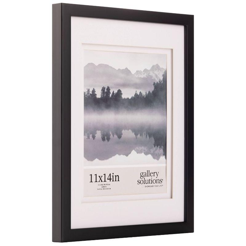 Gallery Solutions Wood Wall Frame with Double Mat Image