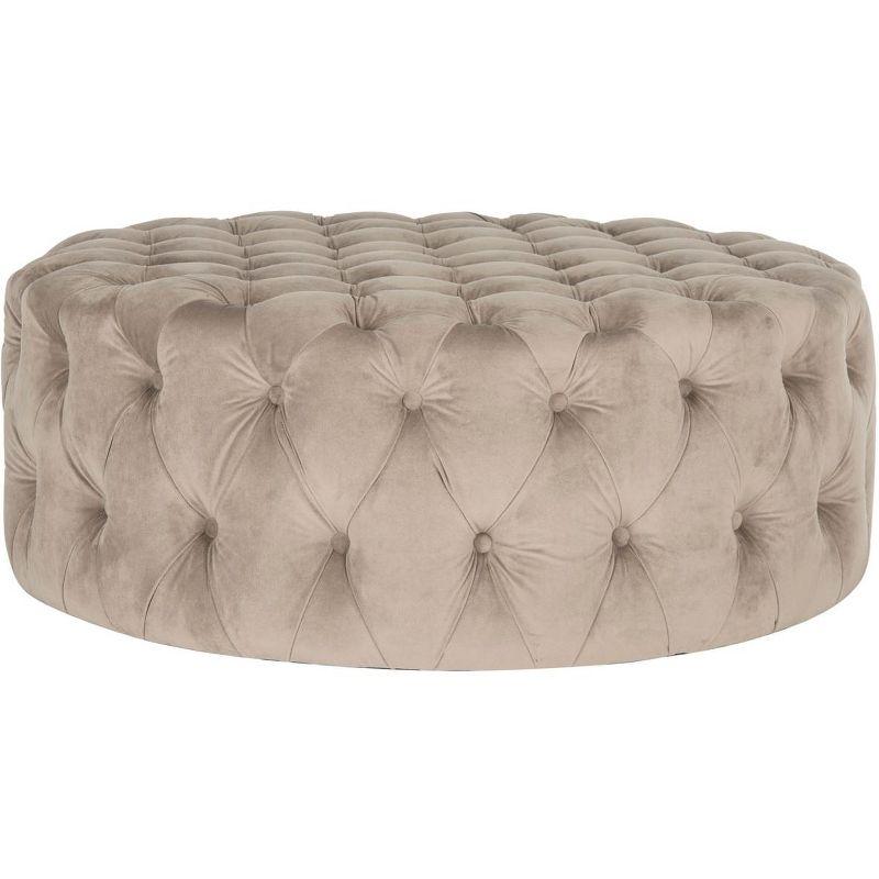 Charlene Tufted Cocktail Ottoman  - Safavieh