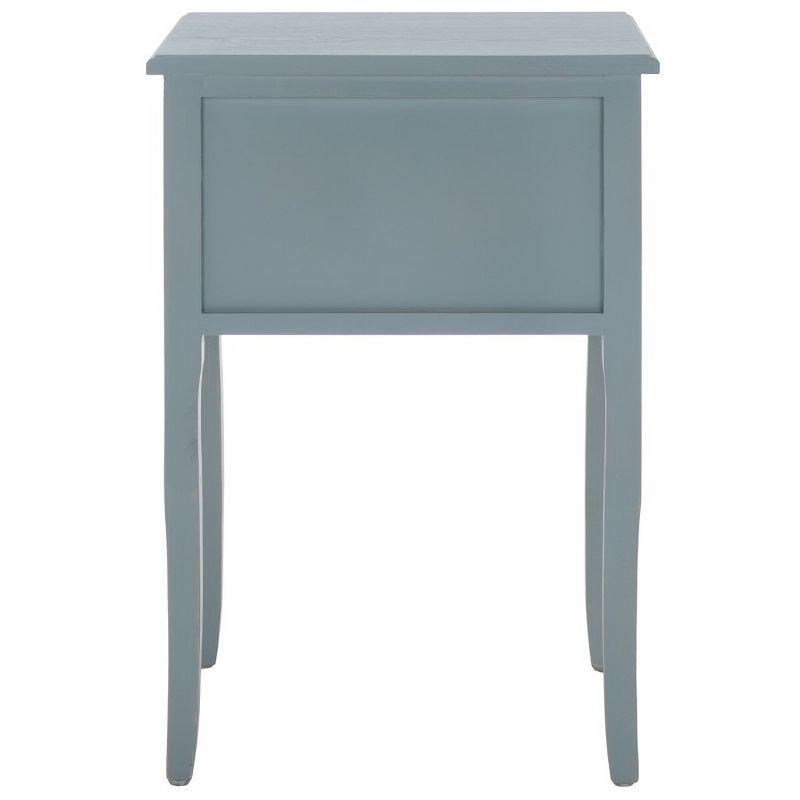 Lori Night Table Barn - AMH6576G - Blue - Safavieh Couture