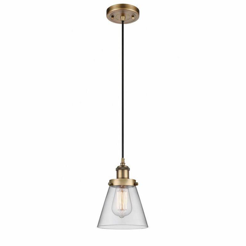 Innovations Lighting Cone 1 - Light Pendant in  Brushed Brass