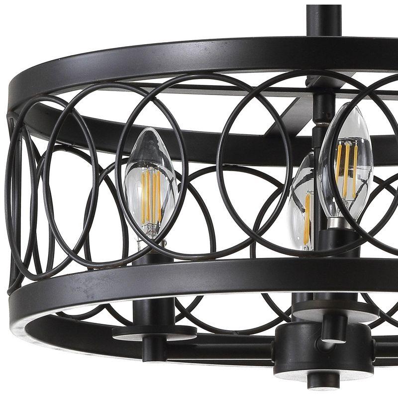 JONATHAN Y Sylvain Metal LED Semi-Flush Mount