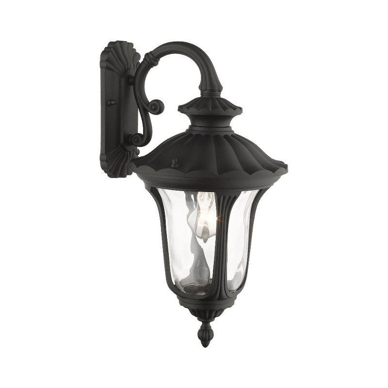 Livex Lighting Oxford 1 - Light Wall Light in  Textured Black