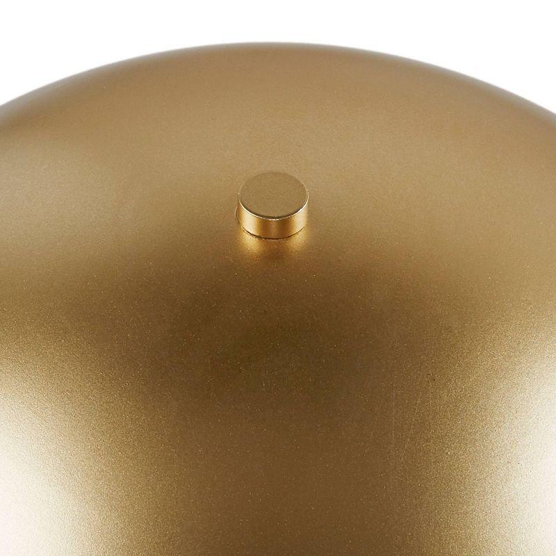 Augusta Art Deco Dome-Shaped 2-Light Metal Table Lamp