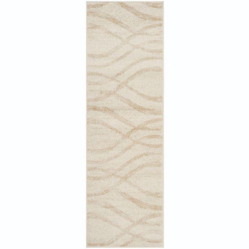 Adirondack ADR125 Machine Made Indoor Runner - Cream/Champagne - 2'-1"x6' - Safavieh