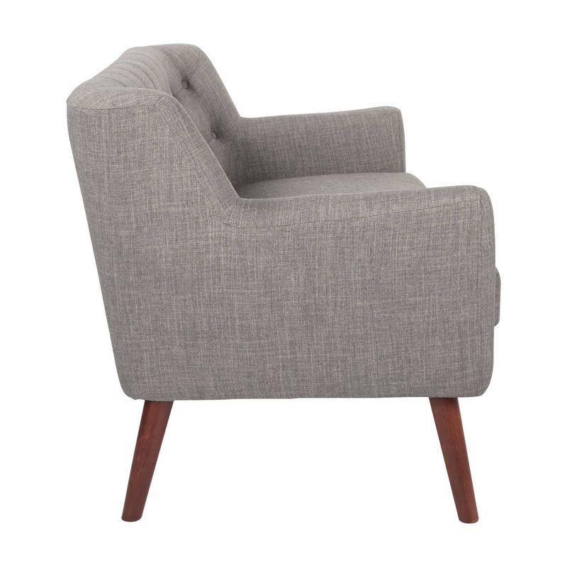Mill Lane Loveseat with Coffee Legs Gray - OSP Home Furnishings