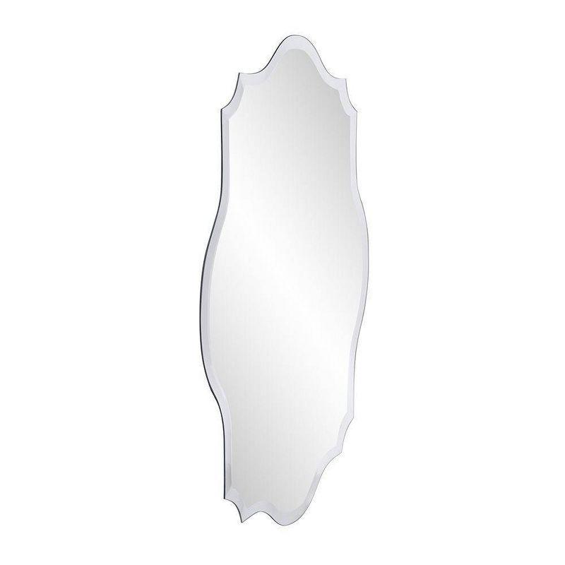 Scalloped Frameless Decorative Wall Mirror Clear - Howard Elliott