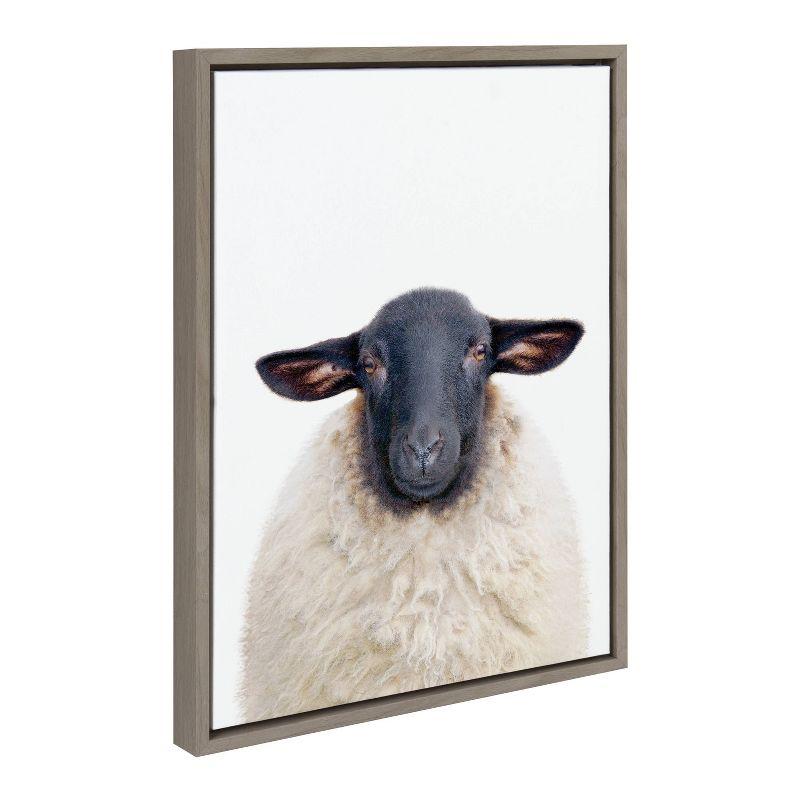 18" x 24" Sylvie Dorper Sheep Framed Canvas by Amy Peterson Art Studio - Kate & Laurel All Things Decor